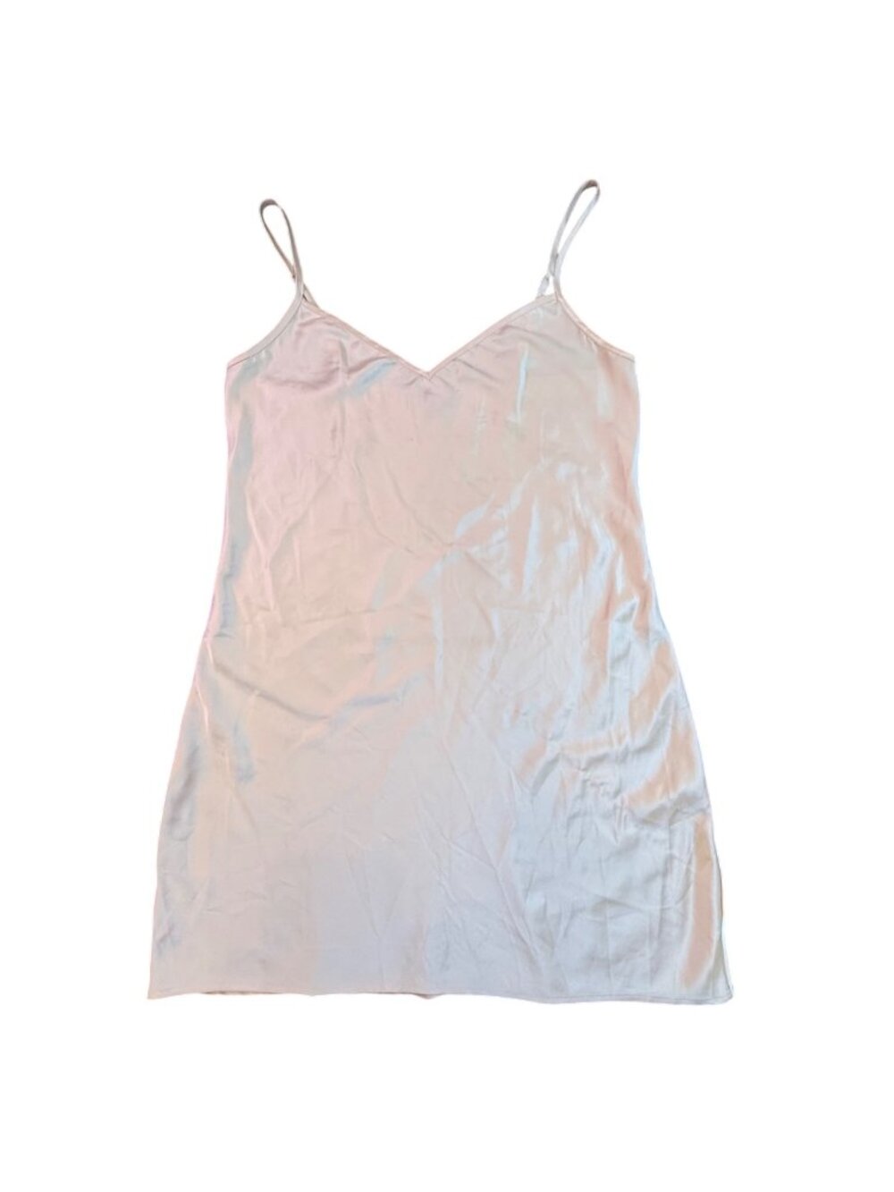 STAUD Womens Adjustable Straps Beige Short Stretchy Mini Slip Dress Size XS
